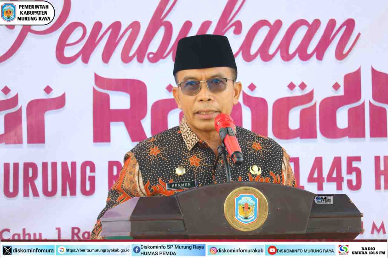 Pj Bupati Murung Raya Buka Pasar Ramadan 1445 H