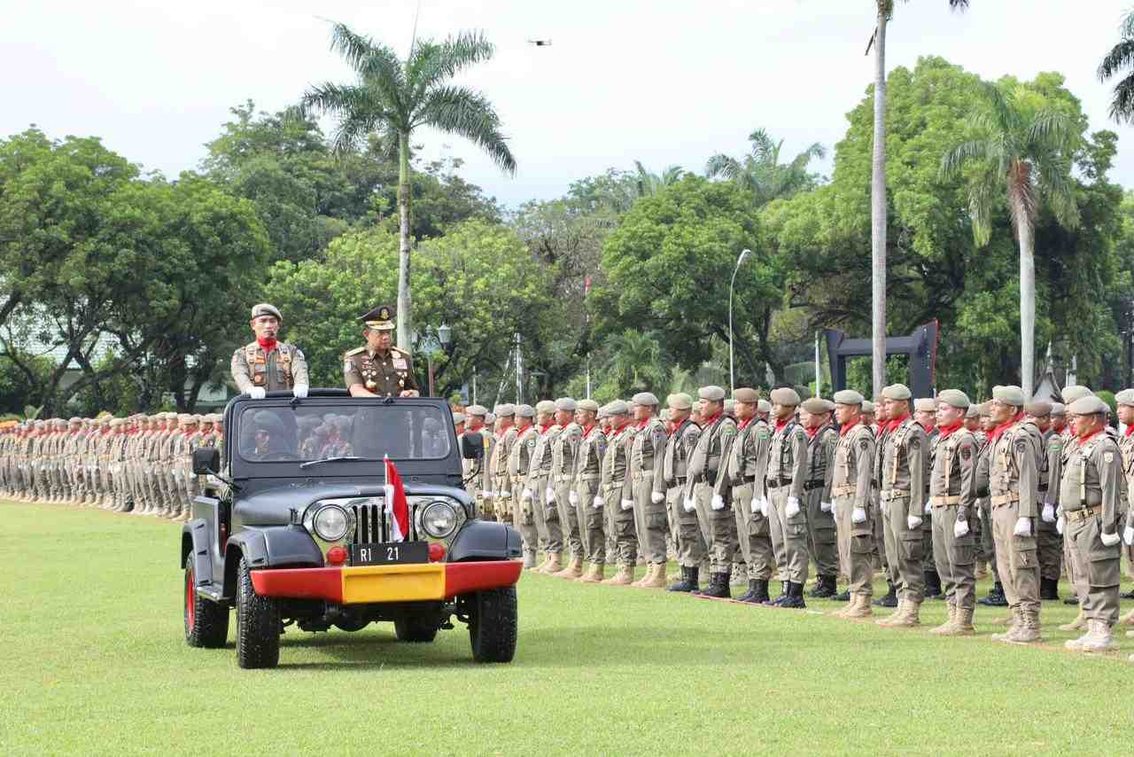 Peringatan Puncak HUT ke-74 Satpol PP dan ke-62 Satlinmas, Mendagri Pimpin Apel Gelar Pasukan