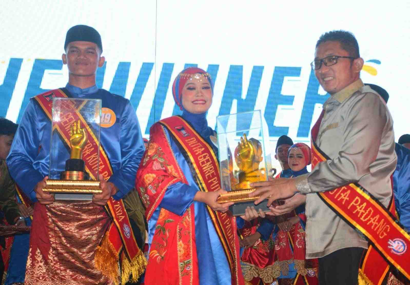 Muhammad Zidan dan Mifta Sabrina Duta GenRe Kota Padang 2024