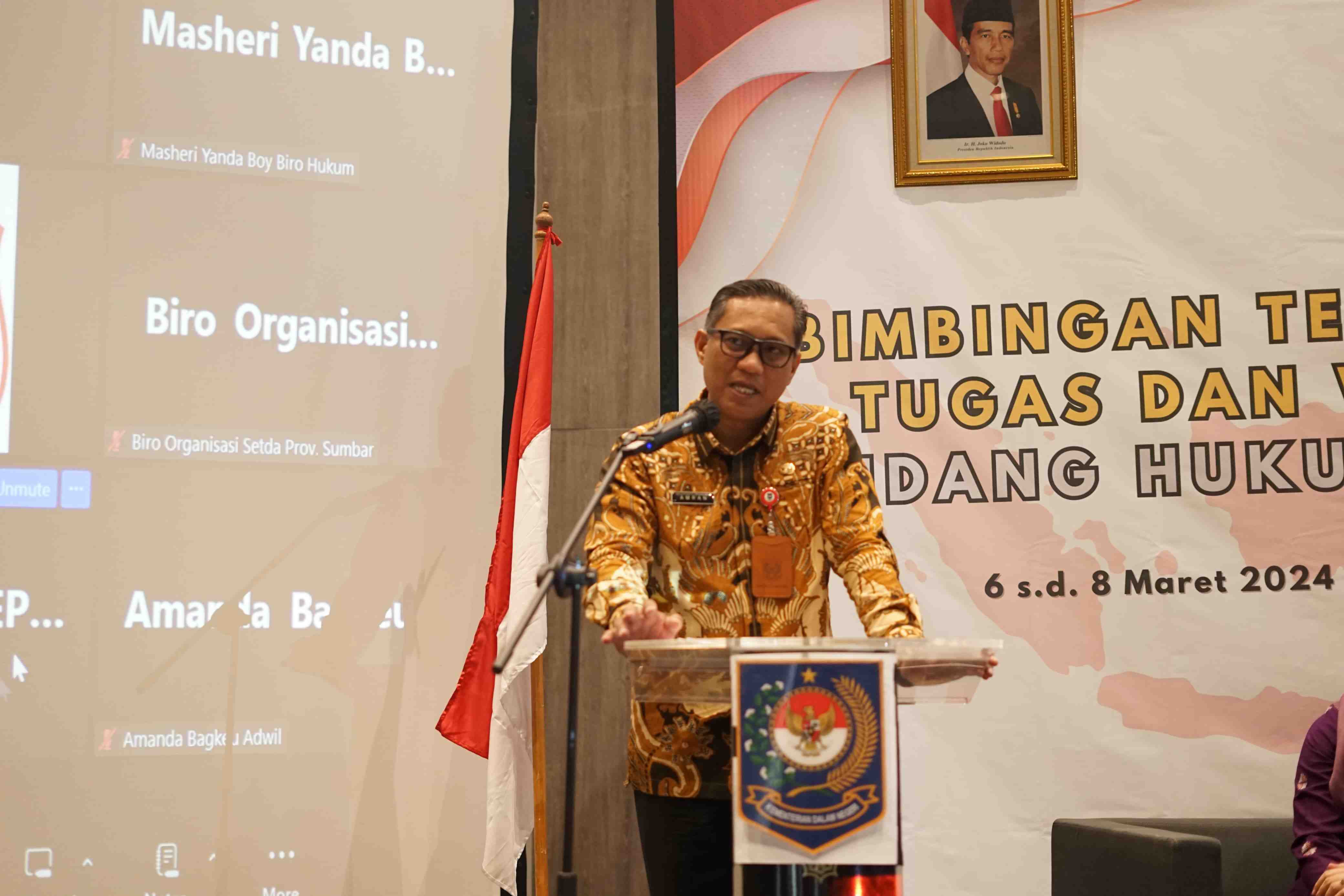 Bimtek Pelaksanaan Tugas dan wewenang GWPP untuk Gubernur Berkinerja Baik