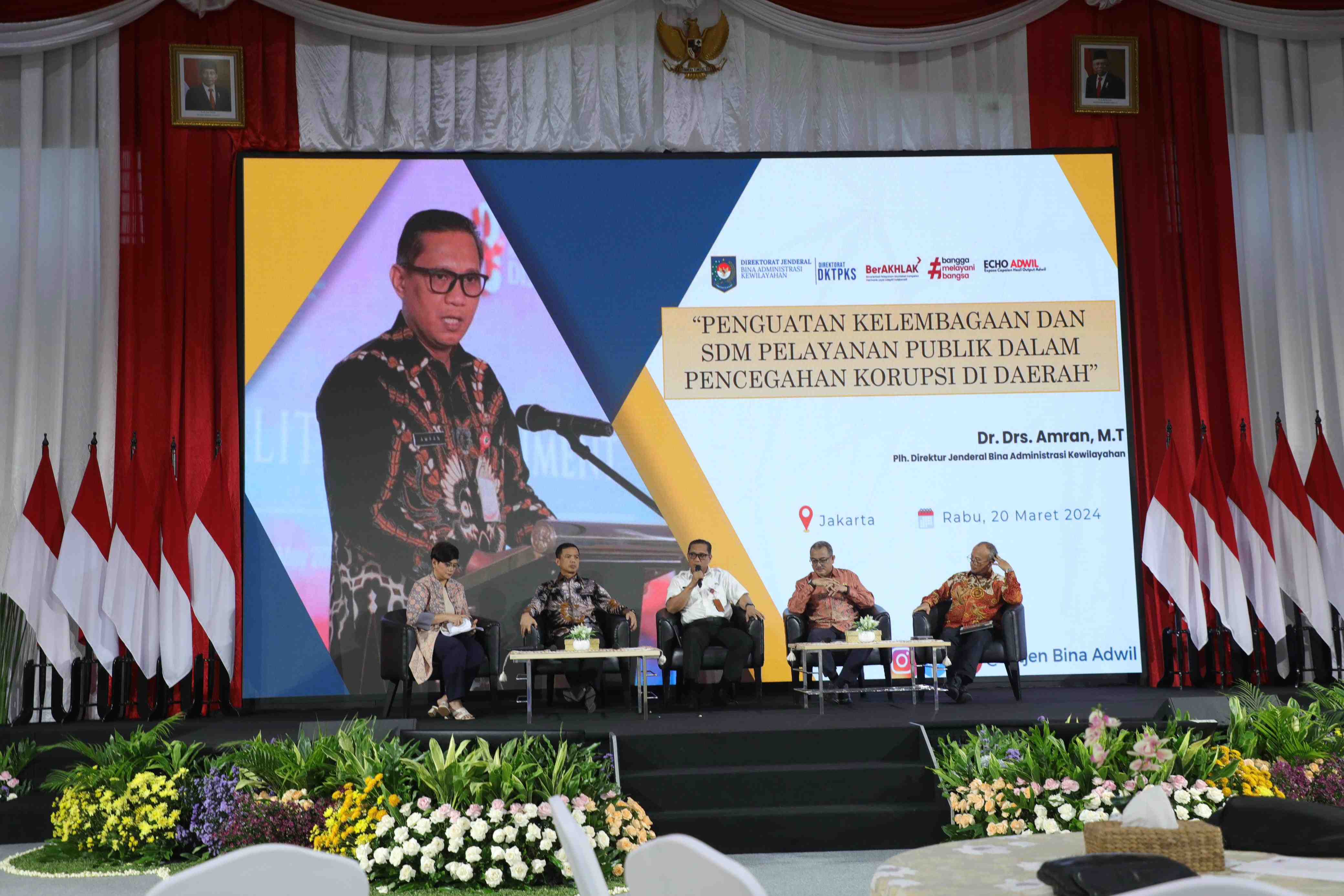 Cegah Korupsi, Plh Dirjen Bina Adwil Tekankan Profesionalisme Aparat Perizinan