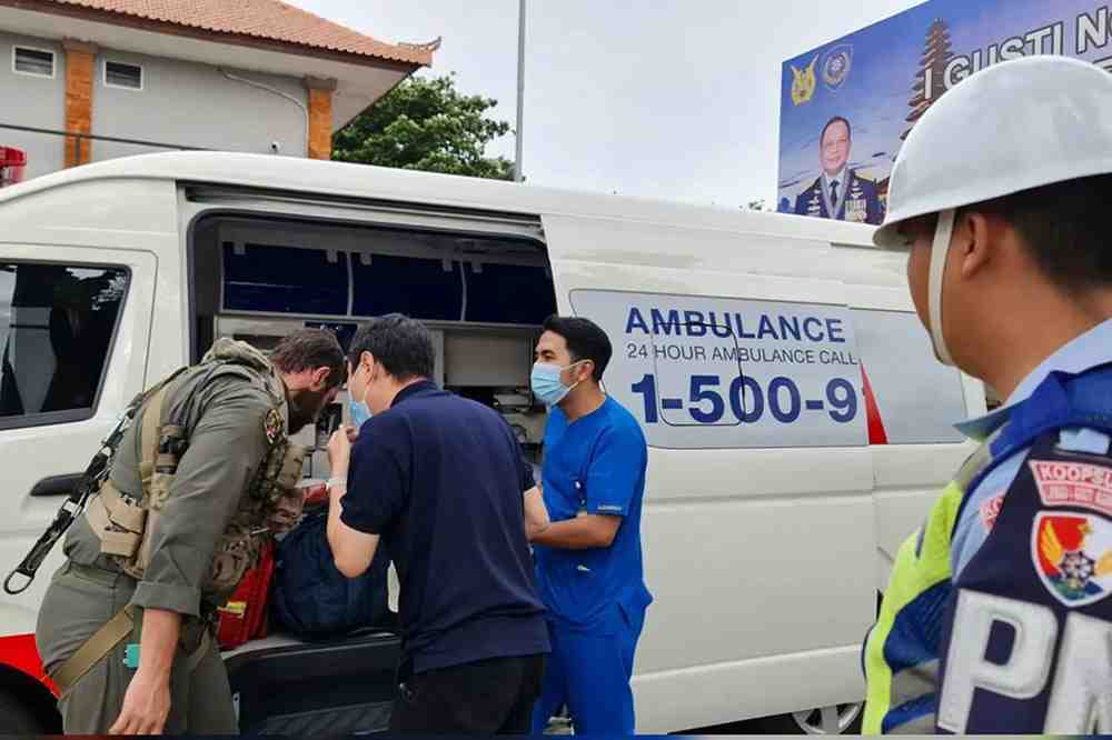 Lanud I Gusti Ngurah Rai Beri Pertolongan Medis ke Personel Royal Australian Navy