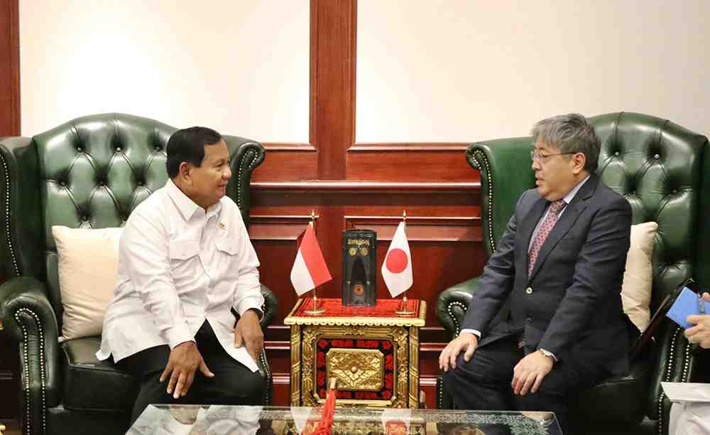 Terima Kunjungan Dubes Jepang, Menhan Prabowo Bahas Transfer Teknologi Pertahanan