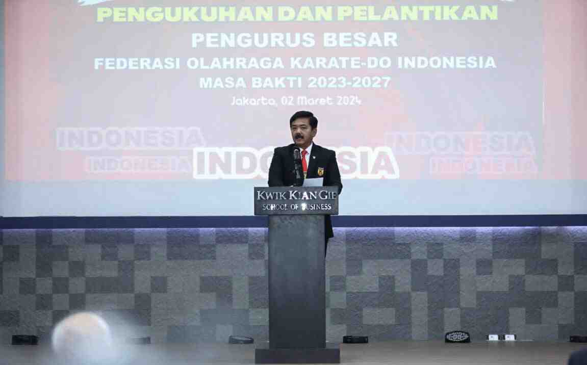 Menko Polhukam Harap Karate Indonesia Jadi Cabor Unggulan Penyumbang Prestasi