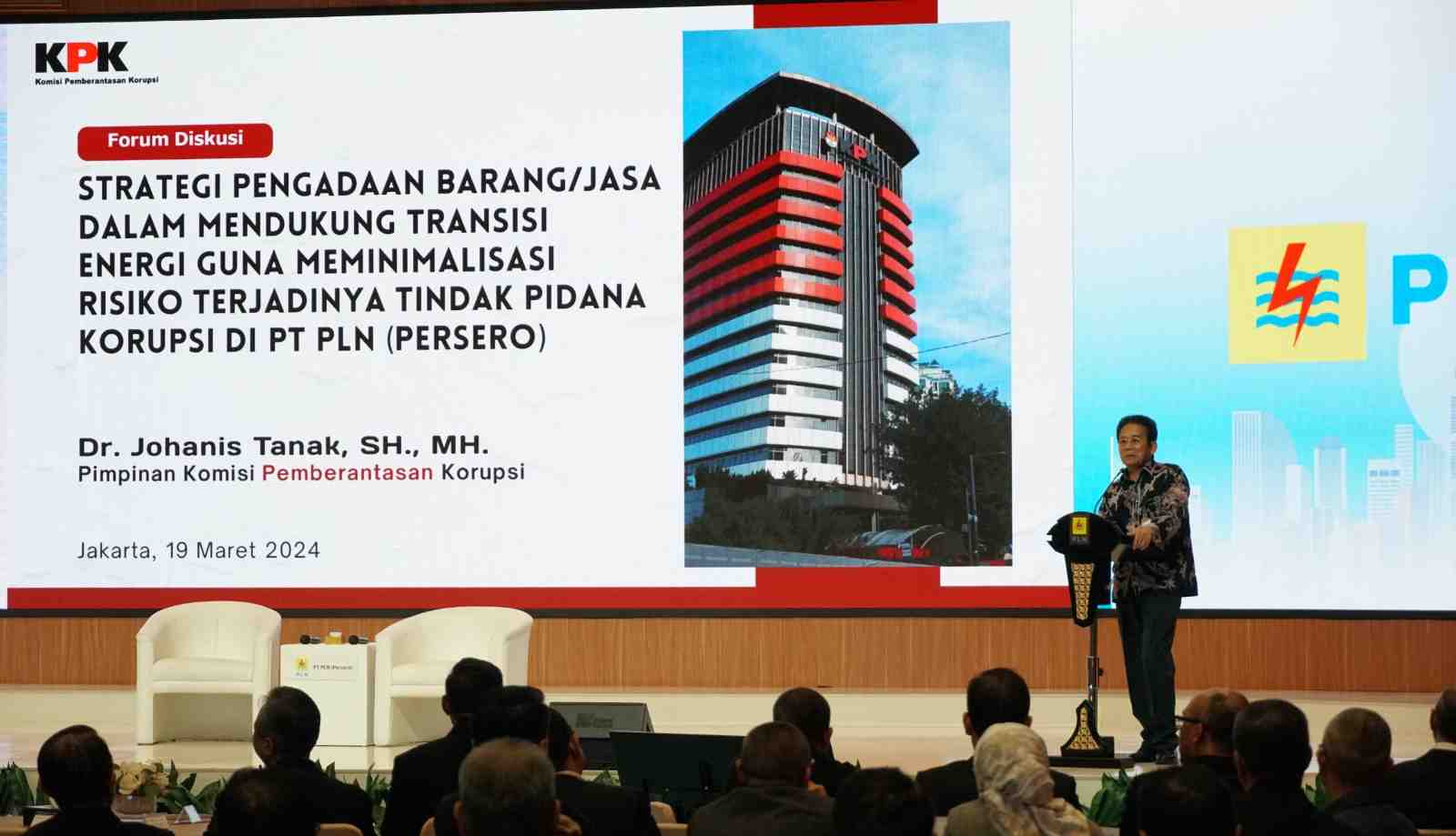 Kawal Transisi Energi di PLN, KPK Ingatkan Transparansi Pengadaan Barang dan Jasa