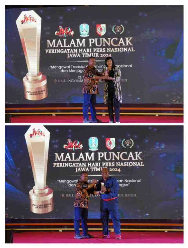 PWI Jatim Award 2024. Bank Jatim Raih Dua Penghargaan Bidang Sport Achievement
