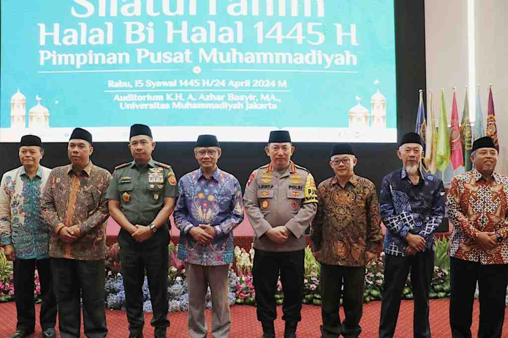Kapolri Apresiasi Peran Muhammadiyah Jaga Kedamaian selama Pemilu 2024
