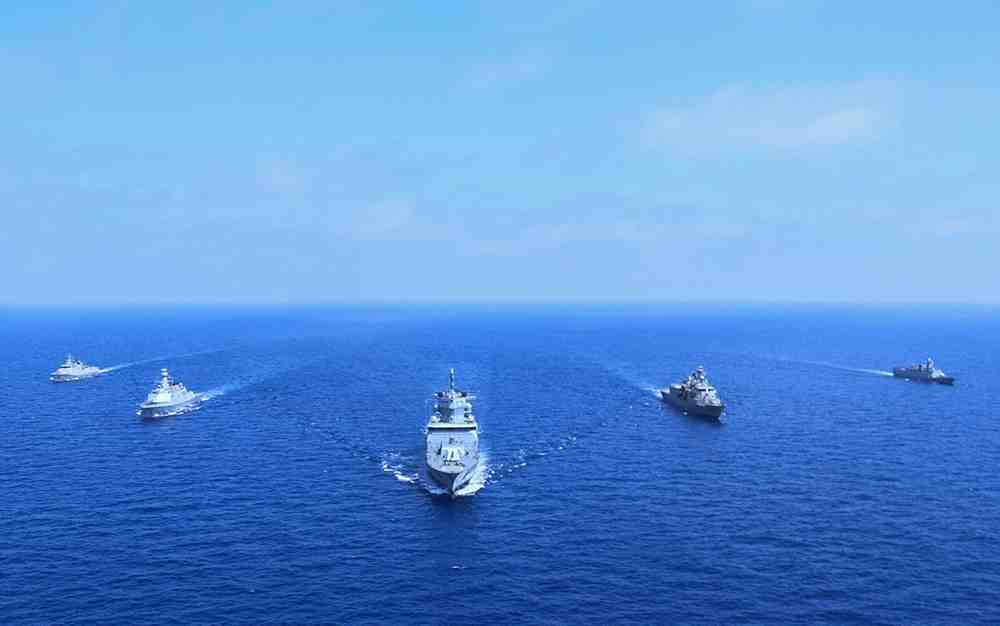 KRI Diponogoro-365 Ikuti Latihan Multinasional di Laut Meditrania