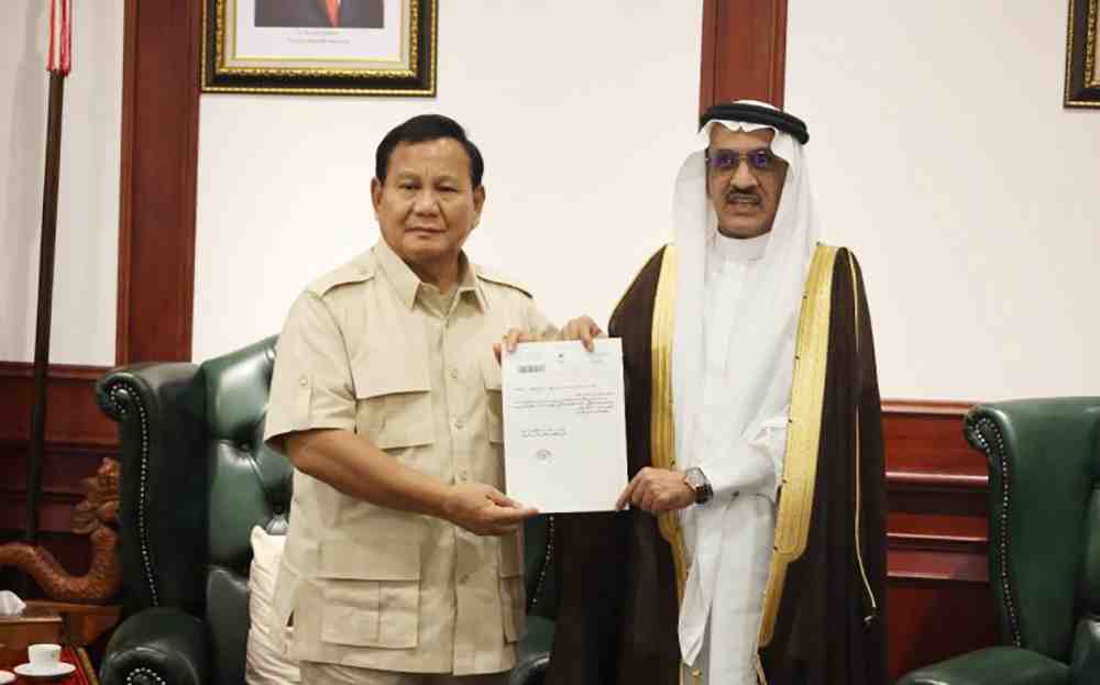 Menhan RI Prabowo dan Dubes Arab Saudi Bahas Kerja Sama Berbagai Bidang