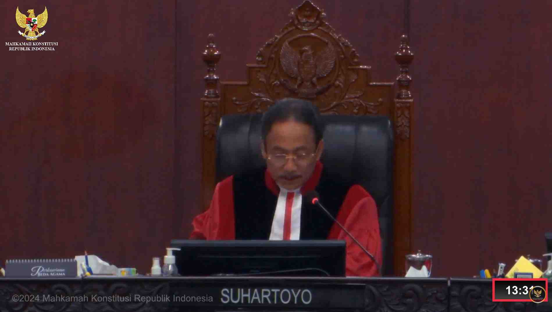 MK Gelar Sidang Perdana Tangani 297 PHPU Legislatif  2024