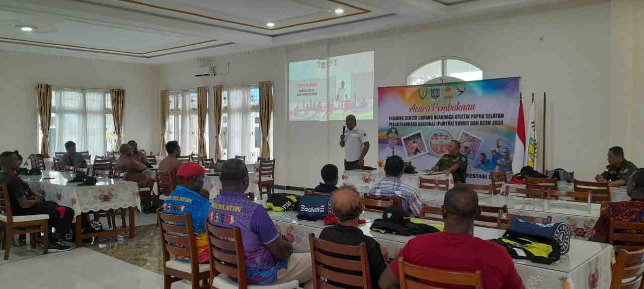 TC Cabor Atletik Papua Selatan Menuju PON Sumut-Aceh Dibuka