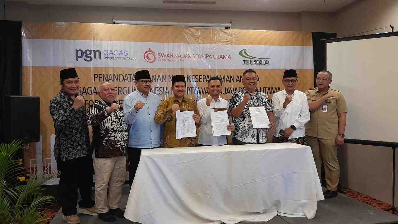 Foker Koppontren Jatim Jalin Mou dengan PT SJU dan PT Gei