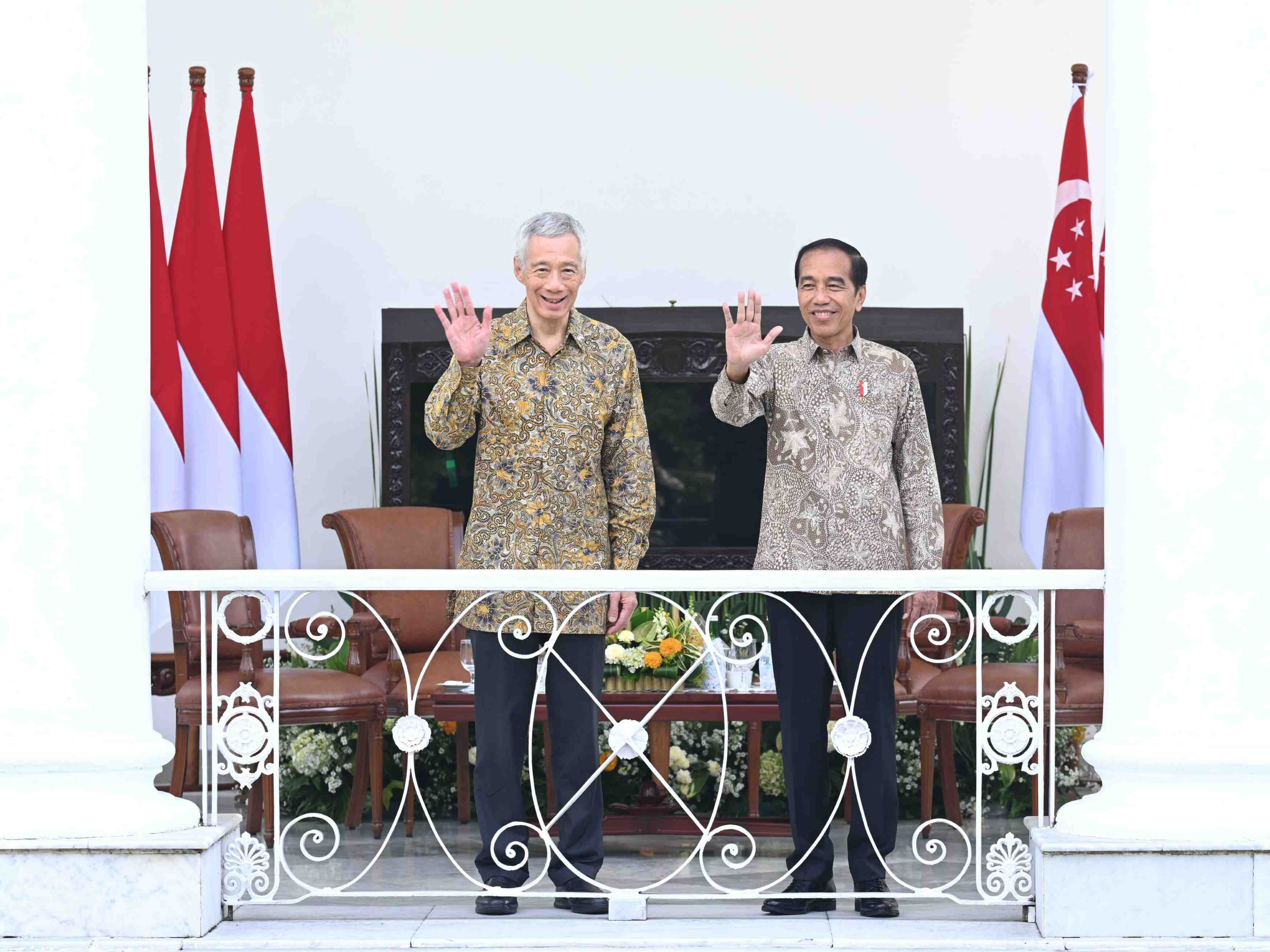 Presiden Jokowi Terima Kunjungan PM Singapura di Istana Bogor