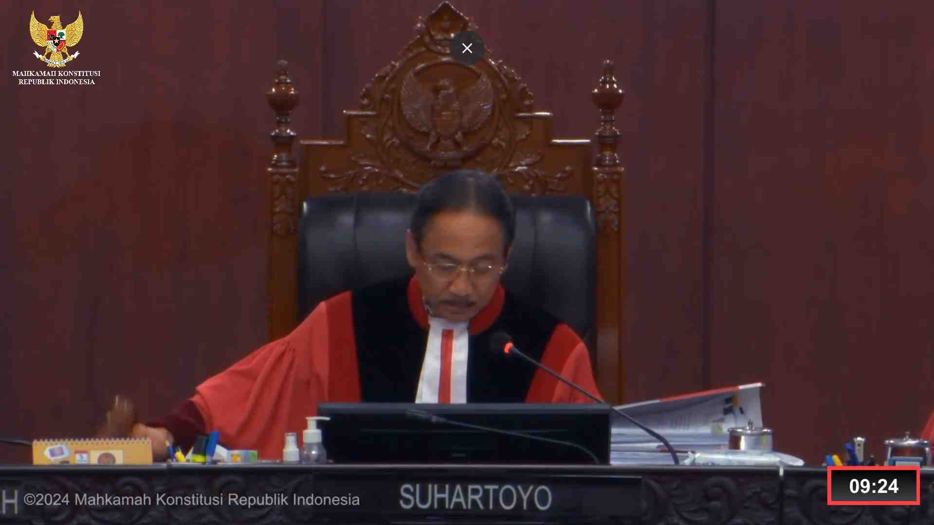 MK Gelar Sidang Lanjutan PHPU Legislatif Banten