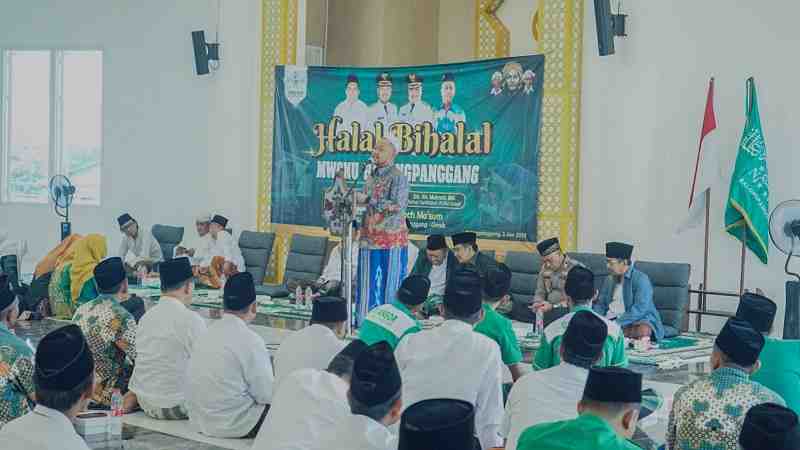Hadiri Halal Bihalal MWCNU Balongpanggang, Gus Yani Ajak Manfaatkan Islamic Center