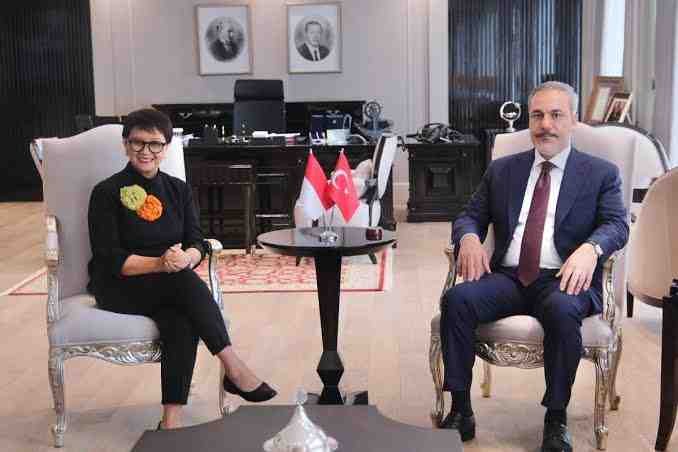 Menlu: RI-Turki Punya Prinsip Sama soal Palestina