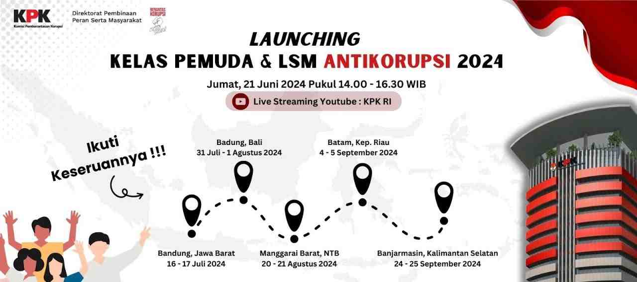 KPK Dorong Kesiapan Pemuda Antikorupsi Wujudkan Indonesia Emas 2045