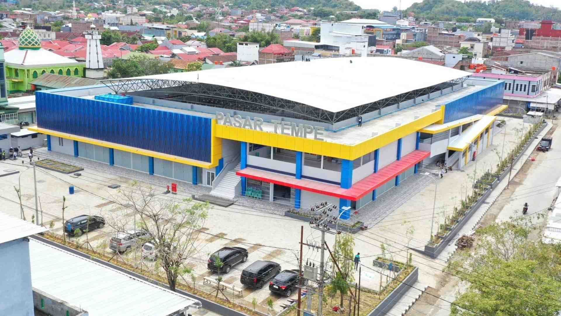 Dukung Ekonomi Rakyat Sulsel, Presiden Resmikan Pembangunan Pasar Tempe Sengkang