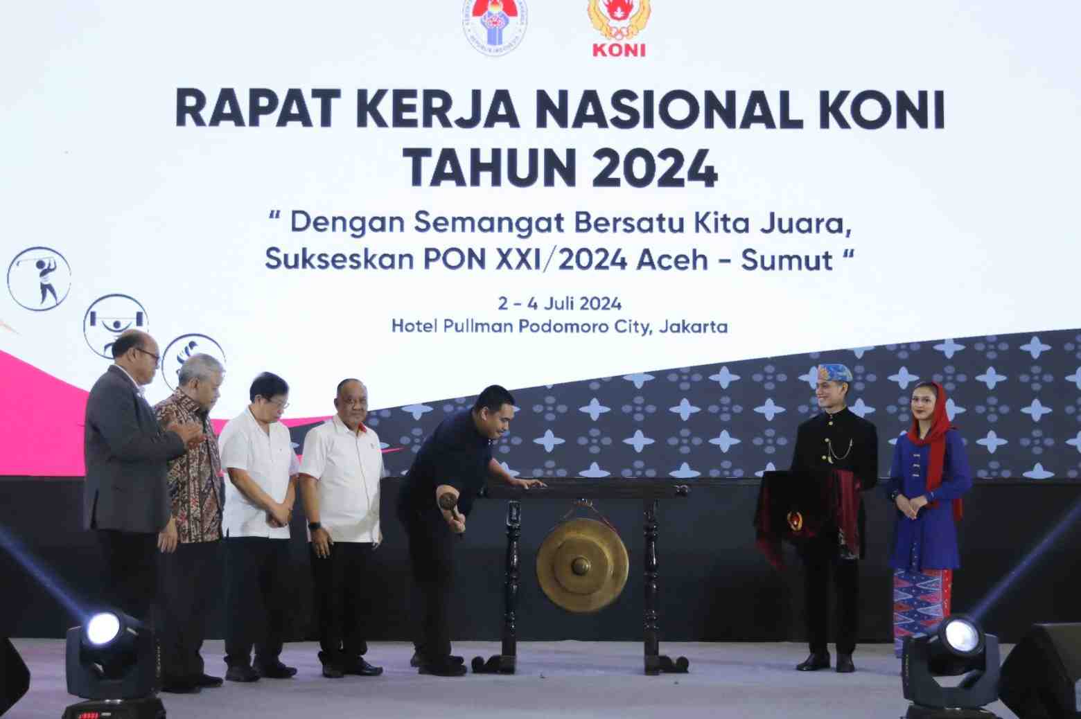 Menpora RI Buka Resmi Rakernas KONI, Matangkan Kesiapan PON XXI Aceh-Sumut 2024