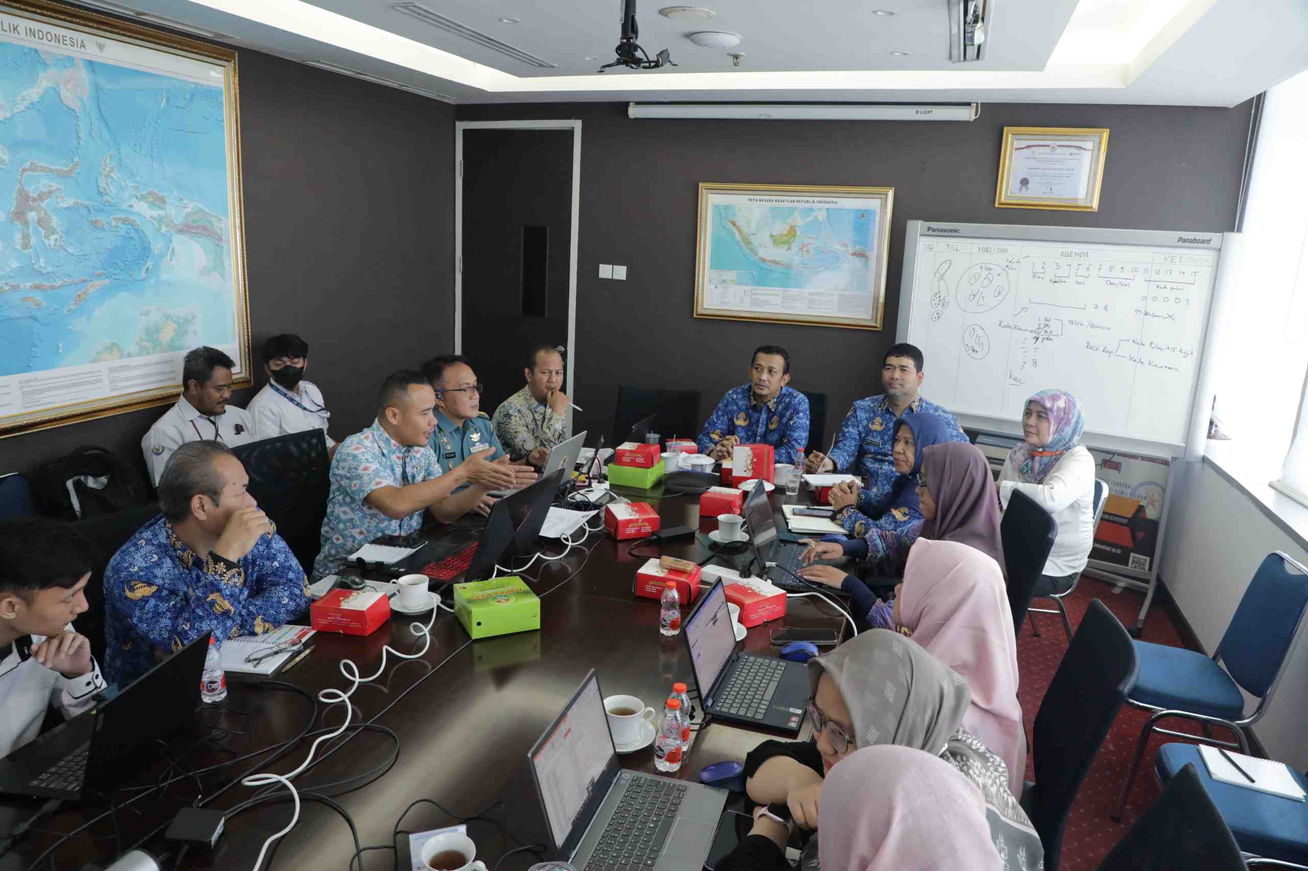 Ditjen Bina Adwil Lakukan Updating Data Pulau-Pulau di Babel