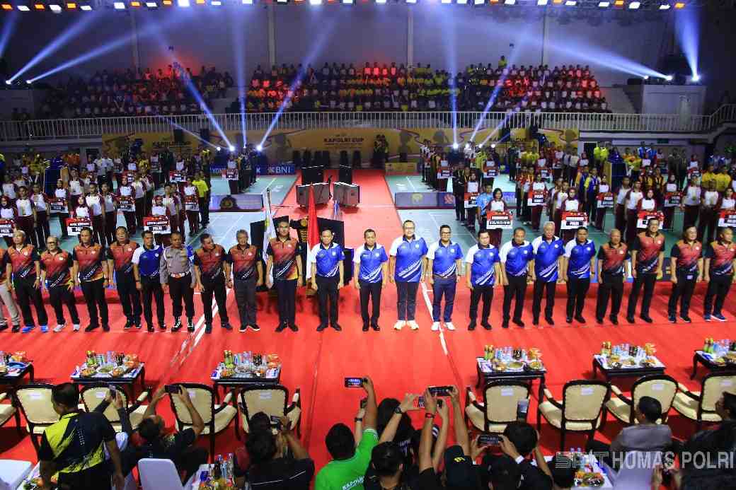Ribuan Peserta Ikuti Kapolri Cup Badminton Championship 2024