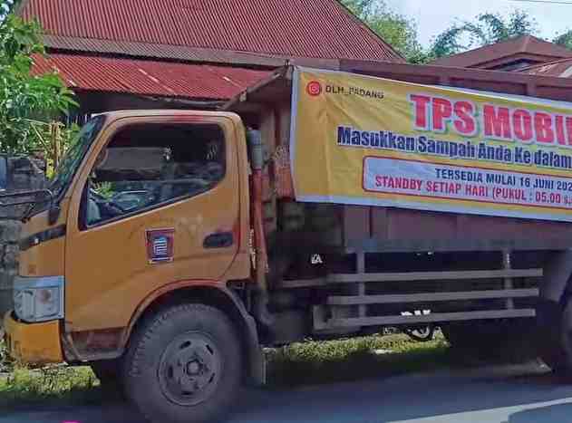 Memudahkan Masyarakat Buang Sampah, DLH Kota Padang Sediakan TPS Mobile