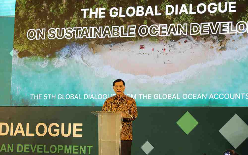 Menko Marves RI Serukan Perlindungan Laut dalam Global Dialogue on Sustainable Ocean Development di Bali