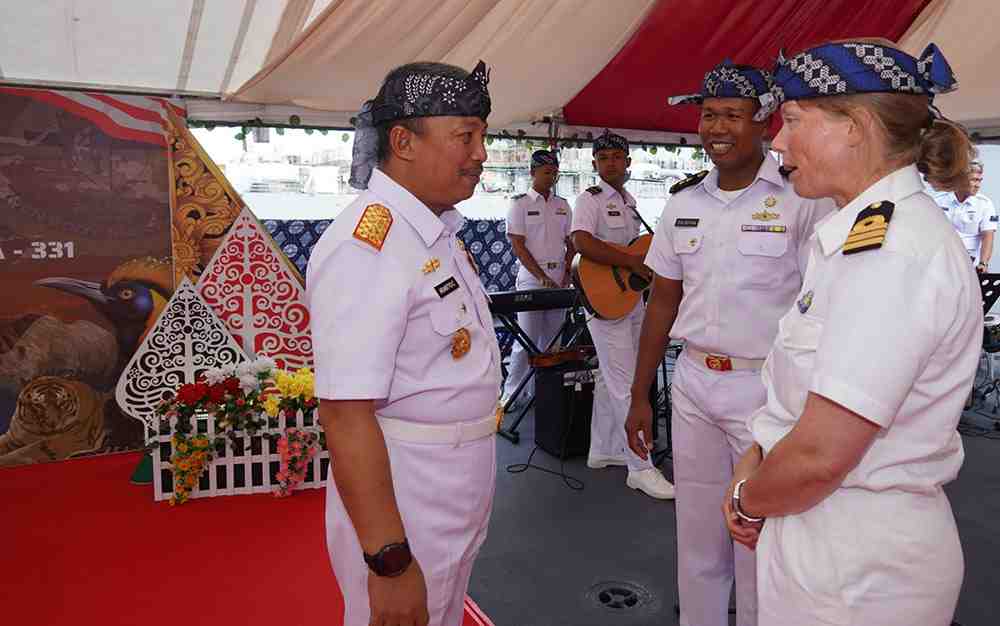 TNI Memukau dengan Tarian Nusantara dan Kuliner Indonesia di RIMPAC 2024