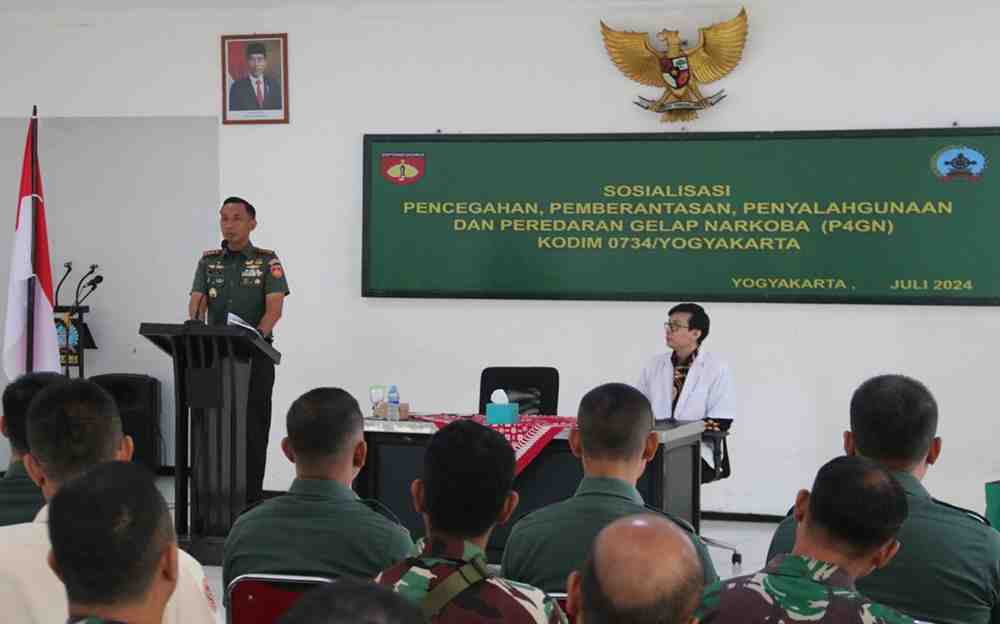 Kodim 0734/Kota Yogyakarta akan Pecat Anggota yang Terlibat Narkoba