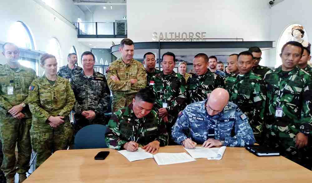 TNI dan ADF Sepakati Latihan Bersama 'Exercise Woomera Keris 2024' di Sydney