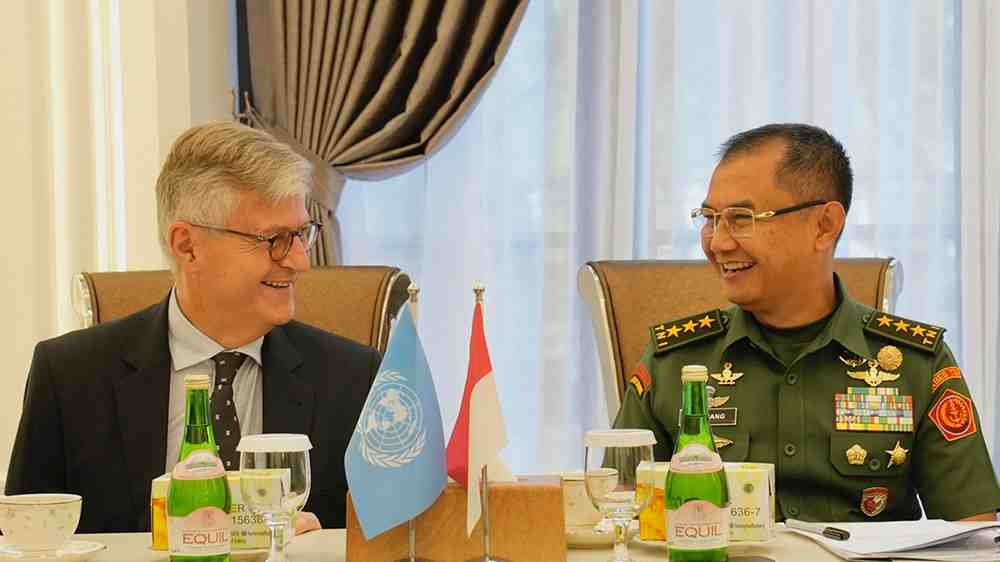 TNI Terima Kunjungan Delegasi PBB, Bahas Dukungan untuk Misi Perdamaian Global