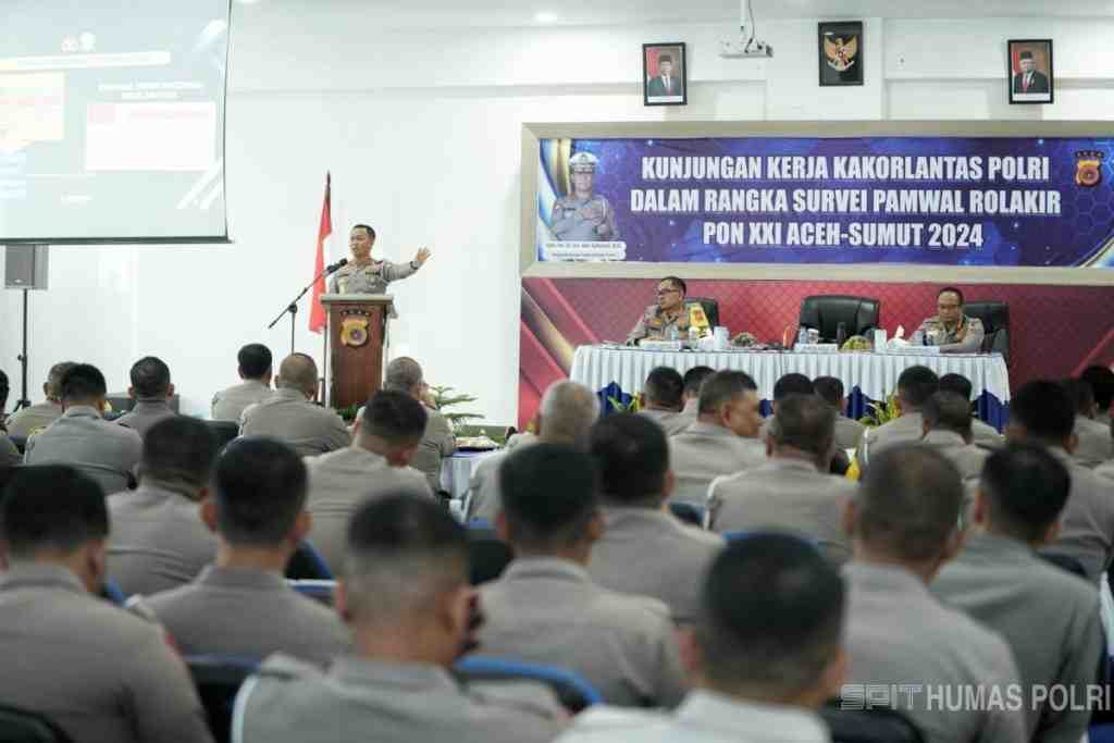 Kakorlantas Tekankan Pentingnya Informasi Berbasis IT dalam Pengamanan PON XXI 2024