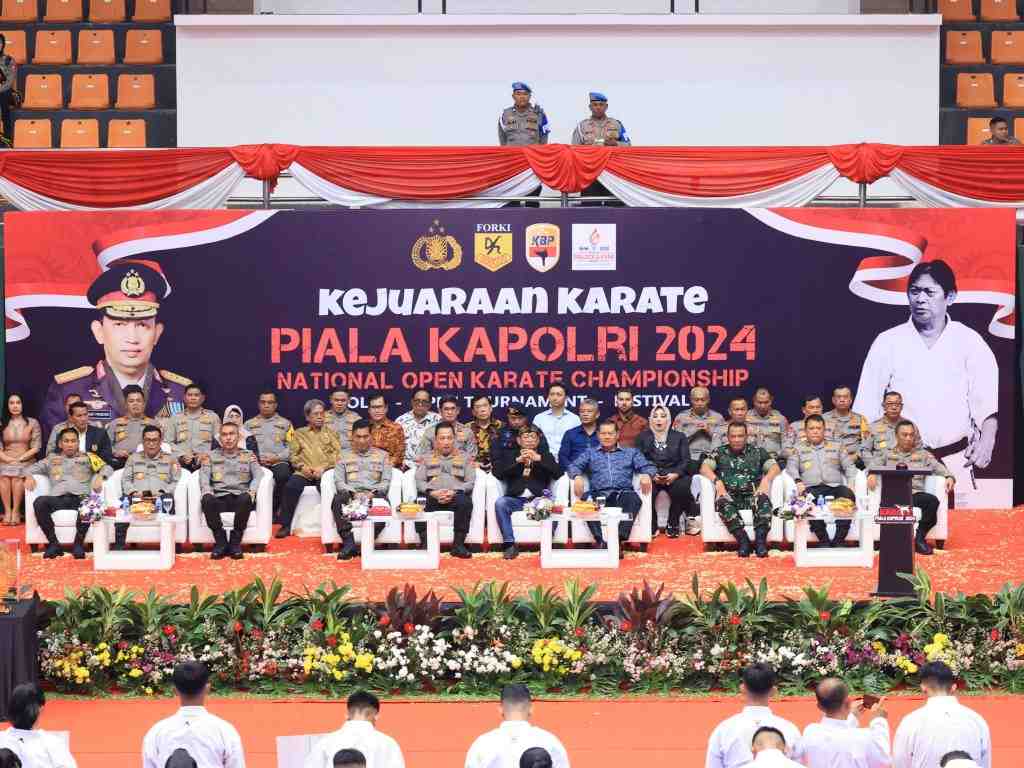 Kapolri Resmi Buka National Open Karate Championship di Bogor