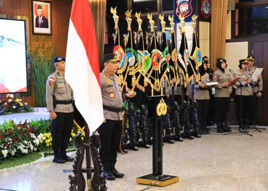 Kapolri Pimpin Sertijab dan Kenaikan Pangkat Perwira Tinggi Polri