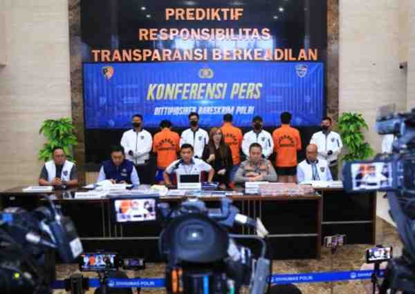 Bareskrim Polri Bongkar Sindikat Jaringan Internasional TPPO 