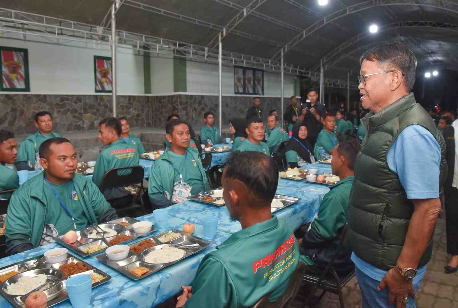 Kunjungi Atlet Puslatda PON XXI, Gubernur Sulteng Beri Suntikan Semangat Meraih Medali Emas