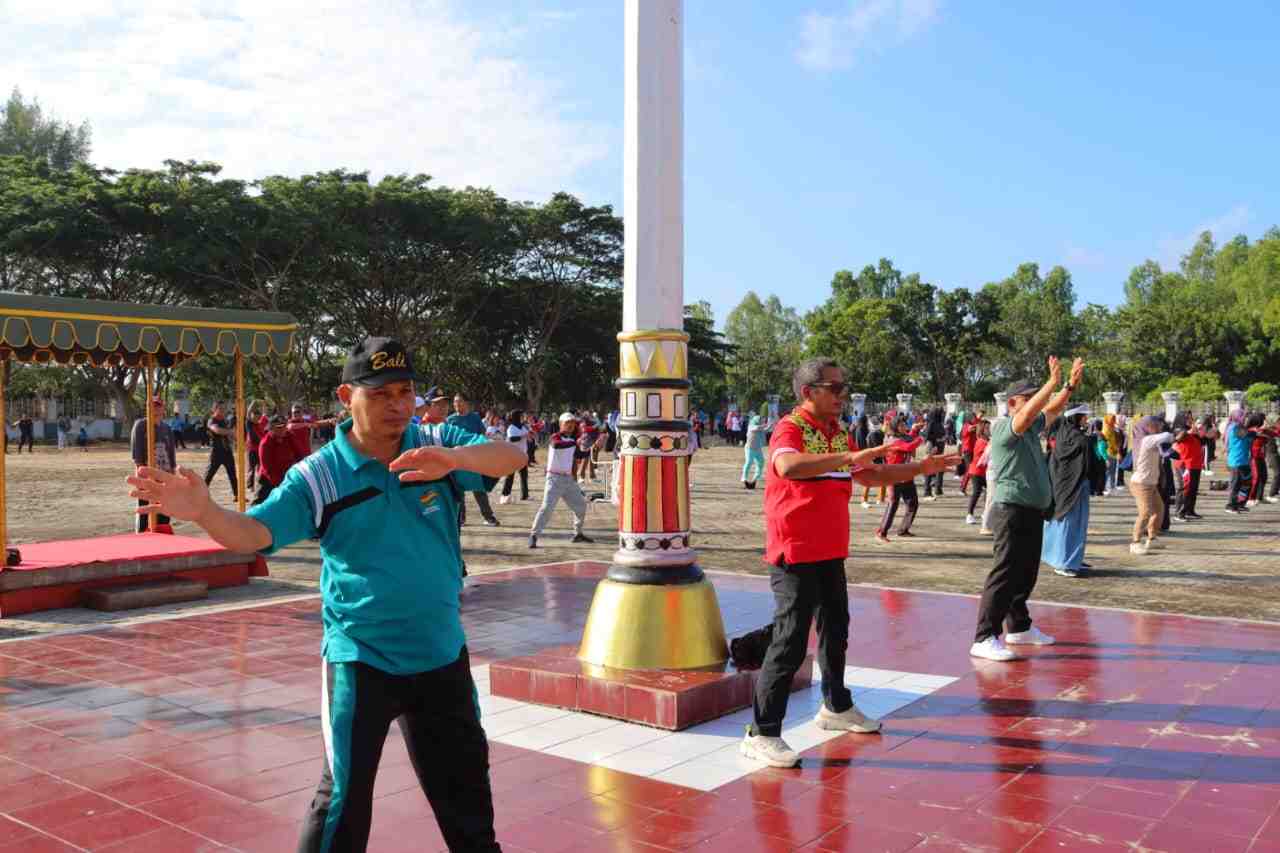 Pemkab Seruyan Gelar Senam Pagi Bersama