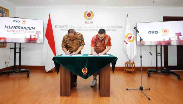 Kolaborasi KONI Pusat dan OYO Indonesia Siap Sukseskan PON XXI Aceh-Sumut 2024