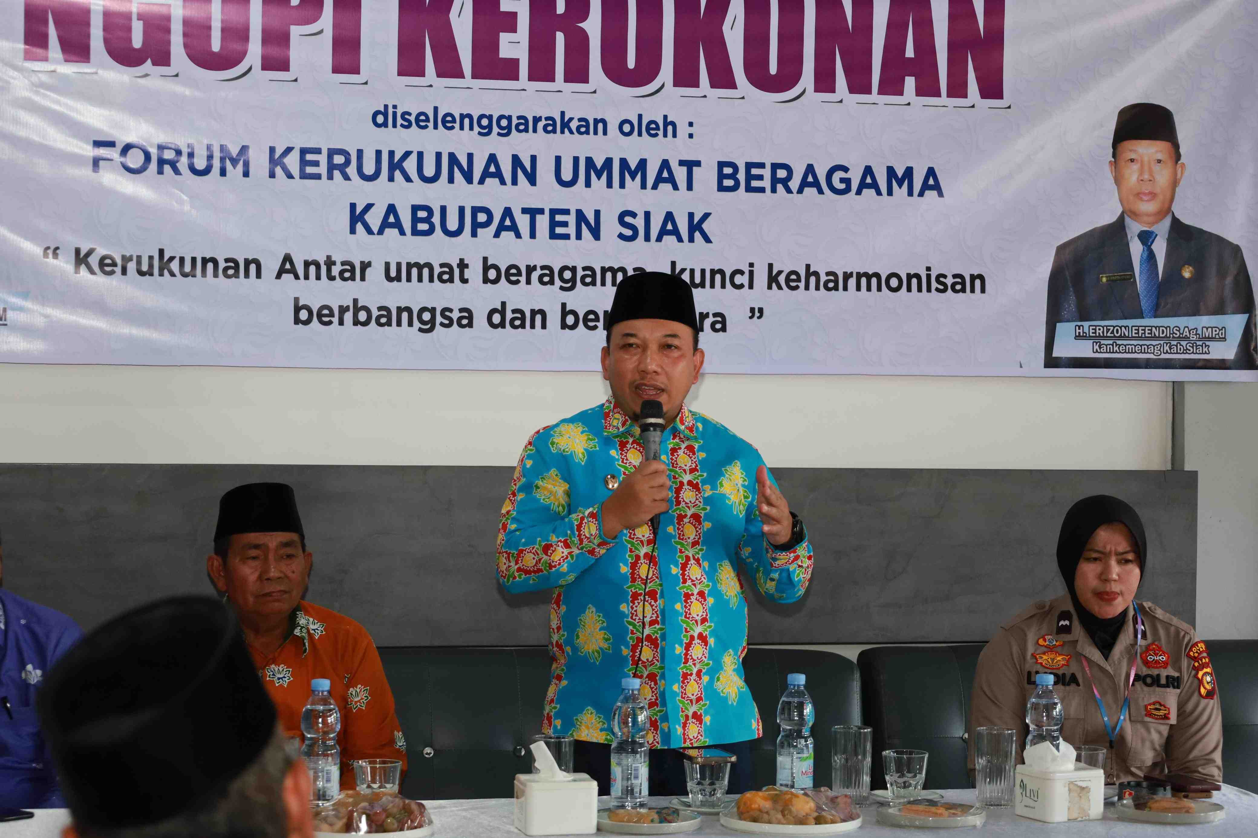 Ngopi Kerukunan, Inisiatif FKUB dan Kemenag Siak untuk Jaga Harmoni Umat Beragama