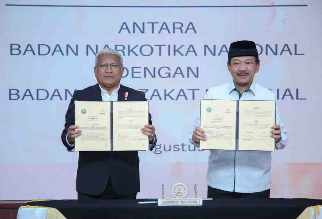 BNN dan BAZNAS Kerja Sama Optimalisasi Dana Keagamaan dalam P4GN