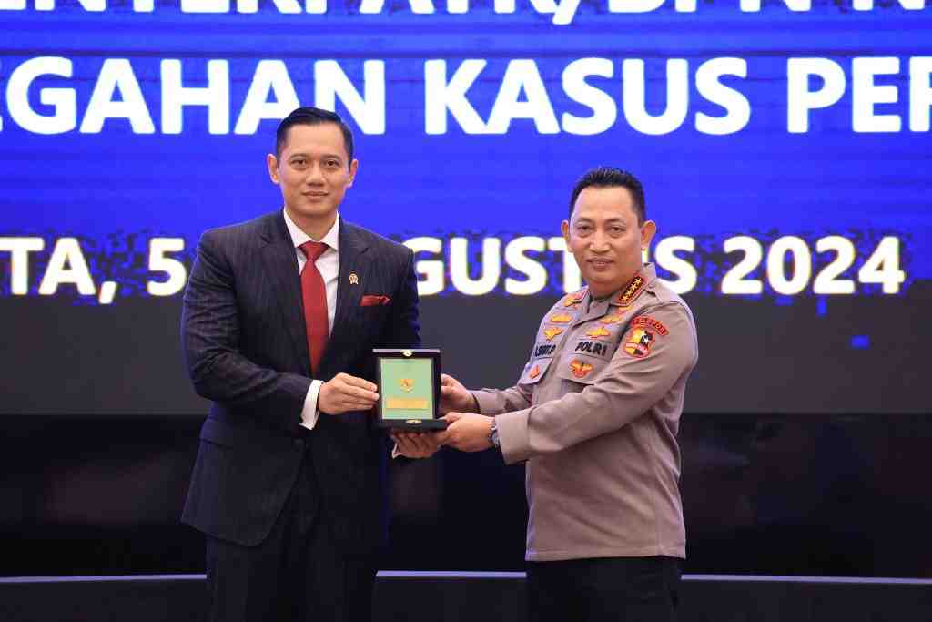 Polri - Kementerian ATR/BPN Perkuat Sinergitas Berantas Mafia Tanah