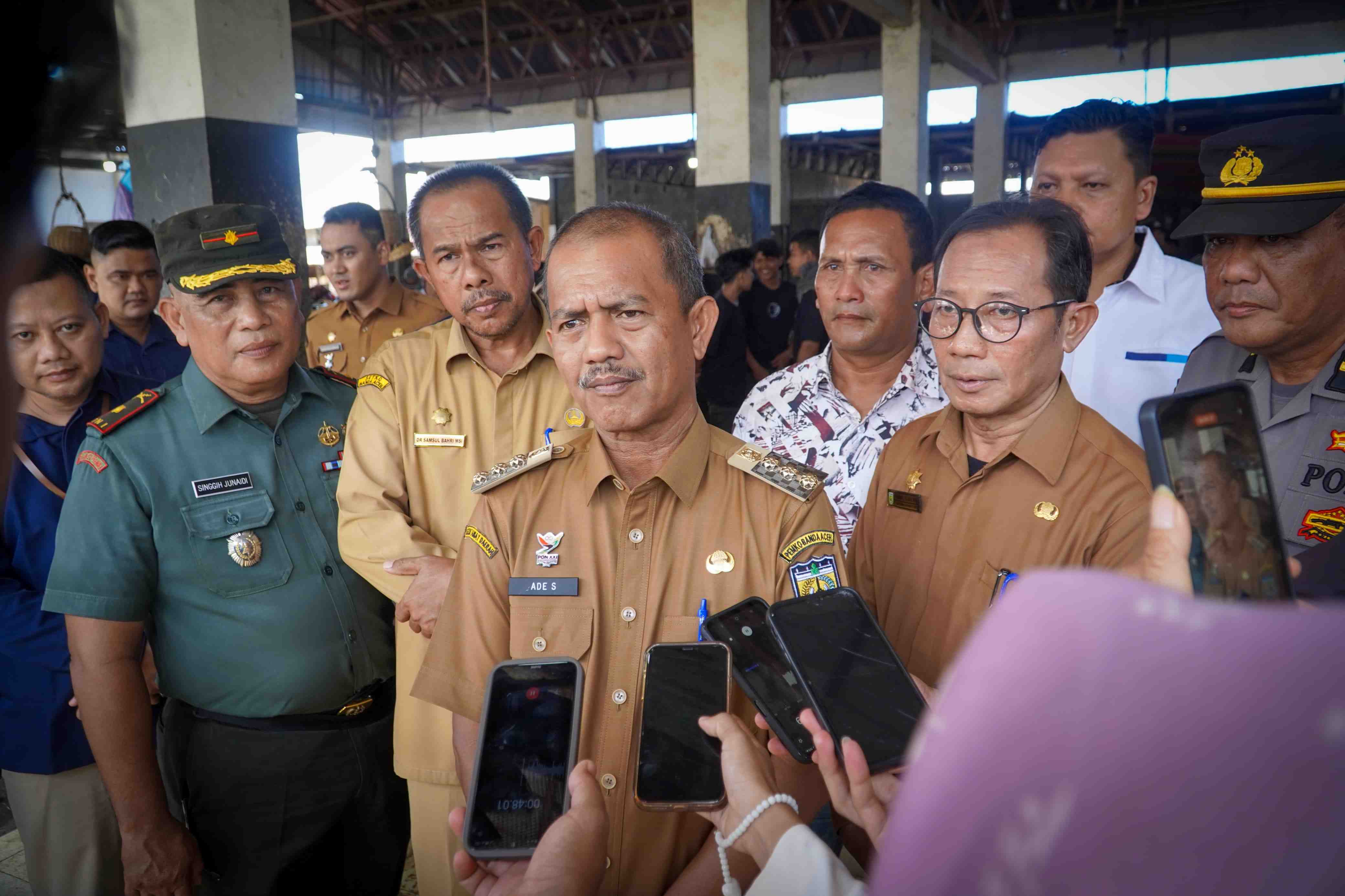Pj Wali Kota Banda Aceh Imbau Masyarakat Tidak Perlu Panic Buying Jelang PON