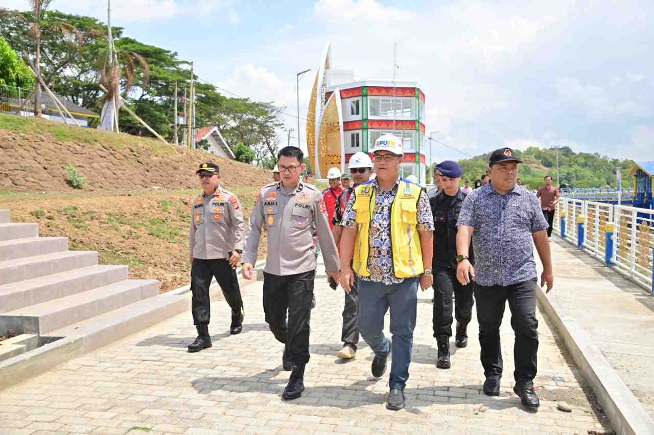 Sekda Aceh Besar Dampingi Karobinops Sops Mabes Polri Tinjau Venue PON XXI Cabor Dayung dan Kurash