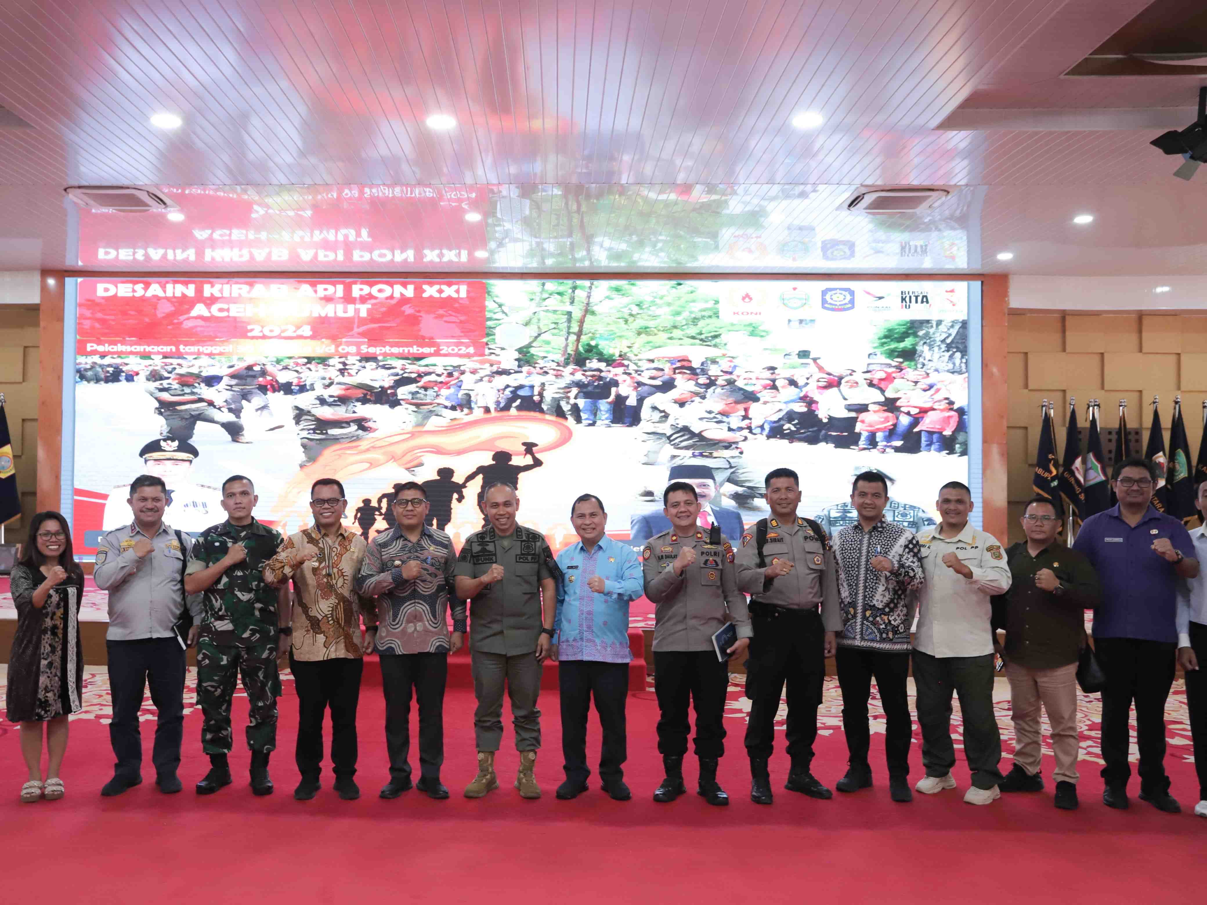 Kirab Api PON XXI Aceh - Sumut akan Start dari Dairi dan Berakhir di Kota Medan