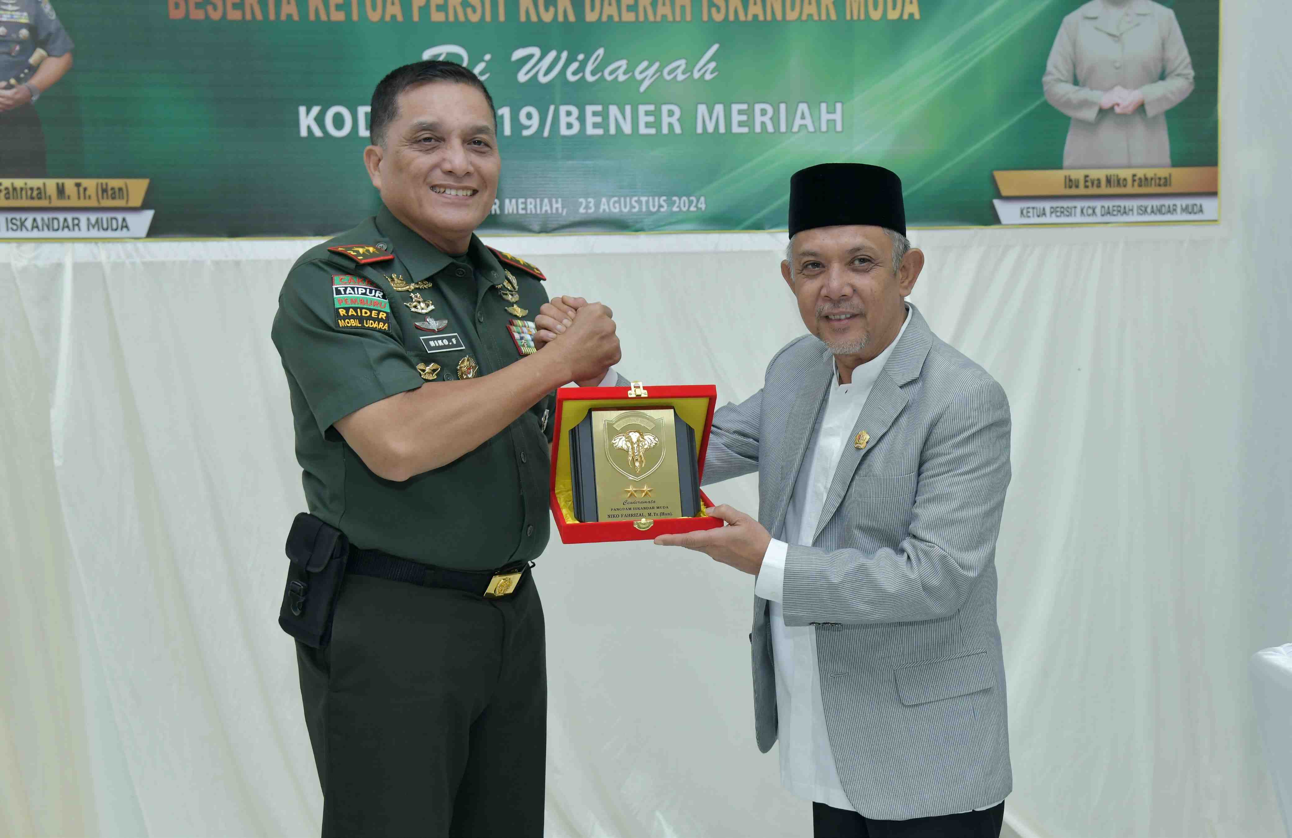 Pangdam Iskandar Muda Tinjau Kesiapan Bener Meriah Jelang Pilkada 2024