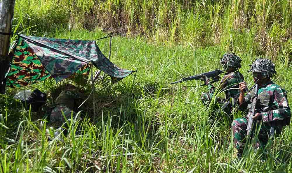 Yonif 3 Marinir Berhasil Temukan Musuh di Latihan Tempur Gunung Welirang