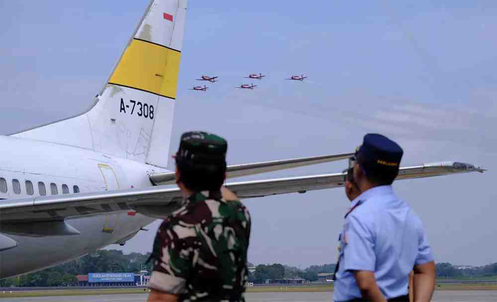 Tim Demo Udara TNI AU Siap Tampilkan Aksi Spektakuler HUT ke-79 RI di IKN