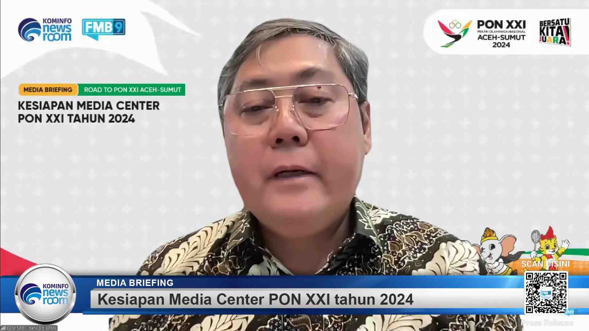 [SIARAN PERS] Kemkominfo Fasilitasi Liputan PON XXI Lancar dengan Media Center di Dua Kota Utama