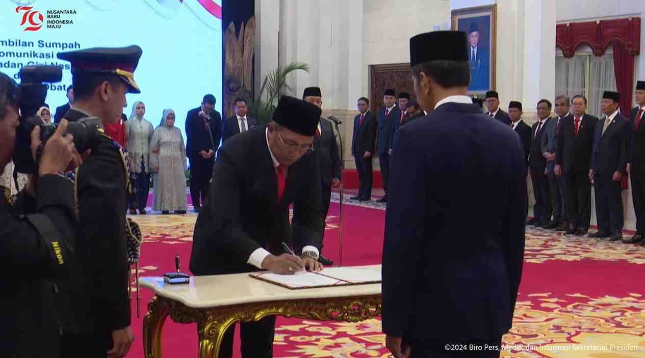 Tiga Kepala Lembaga Baru Dilantik Jokowi, Ini Nama-Namanya