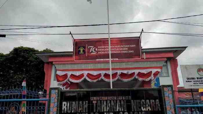 Rutan Kelas II B Soasiu Tidore Usulkan 78 Warga Binaan Dapat Remisi HUT ke-79 RI